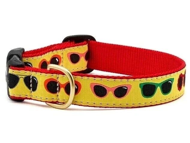 Up Country Dog Collar, Shady Sunglasses, Adjustable, Made In USA XS S M L XL XXL