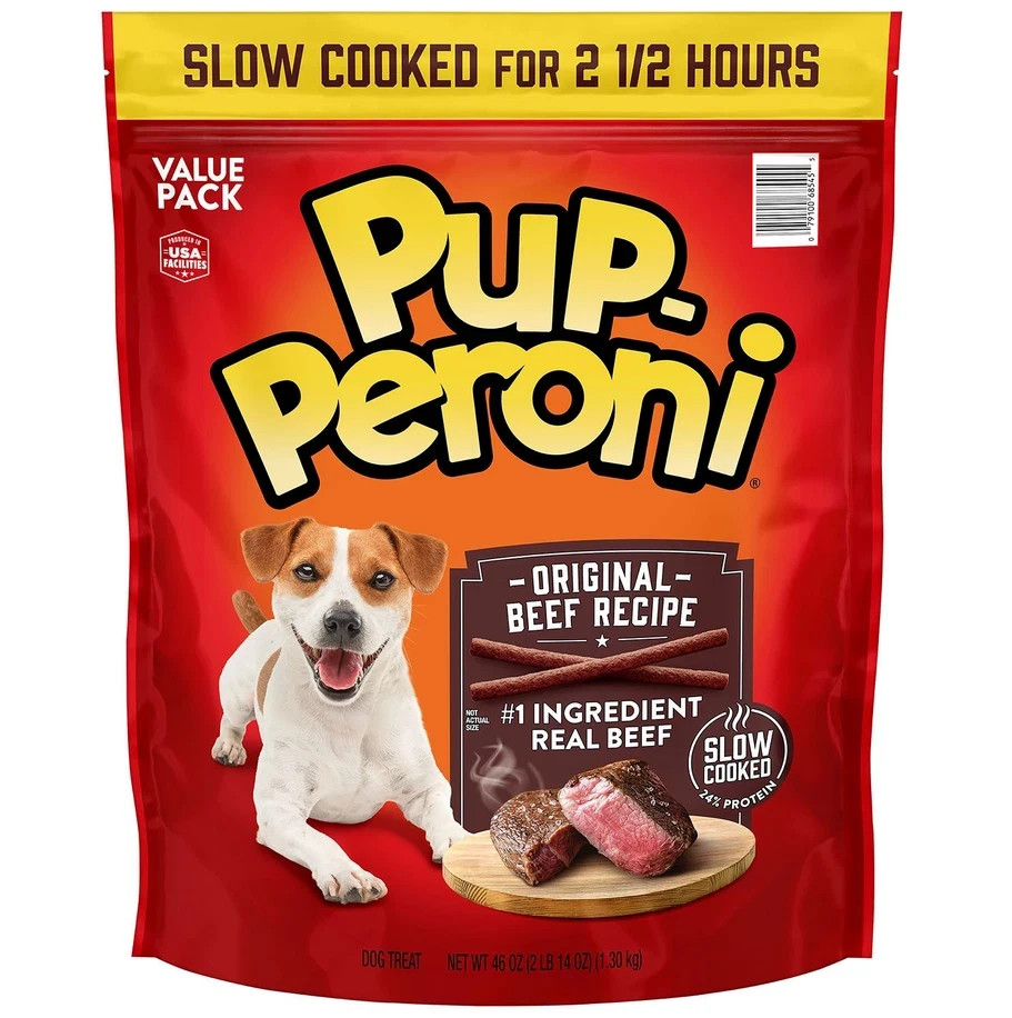 Pup-Peroni Dog Snacks, Original Beef Flavor, 46 oz.