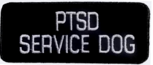 Vest Patches: Service Dog | Therapy | ESA Support Dog | PTSD | ALL ACCESS CANINE