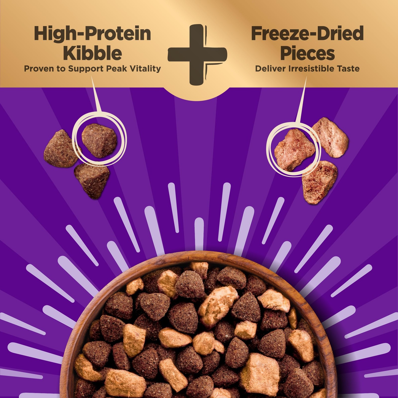 Wellness CORE+ Dry Dog Food with Freeze Dried 4 Pound (Pack of 1), Turkey