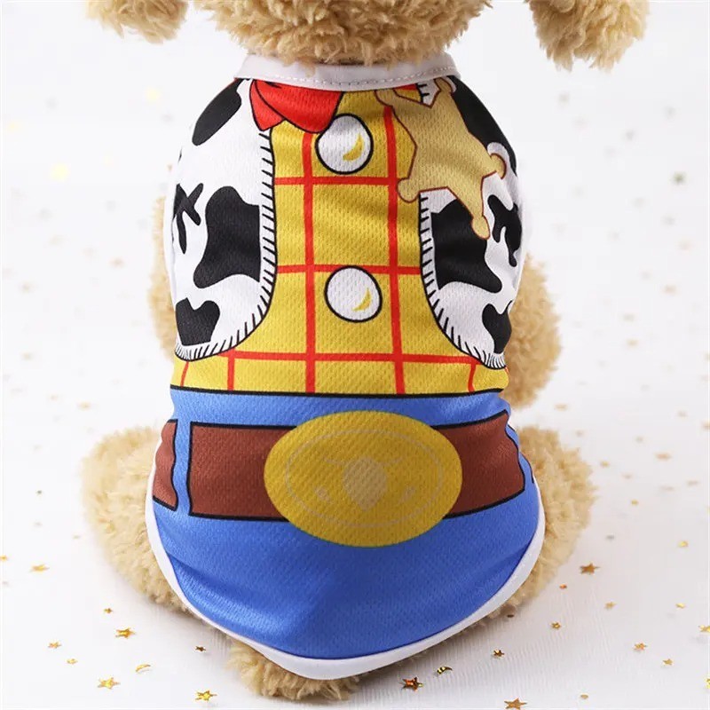 Summer T-Shirt For Small Pet Dog Clothes Cartoon Clothing Puppy Dogs Soft Vests