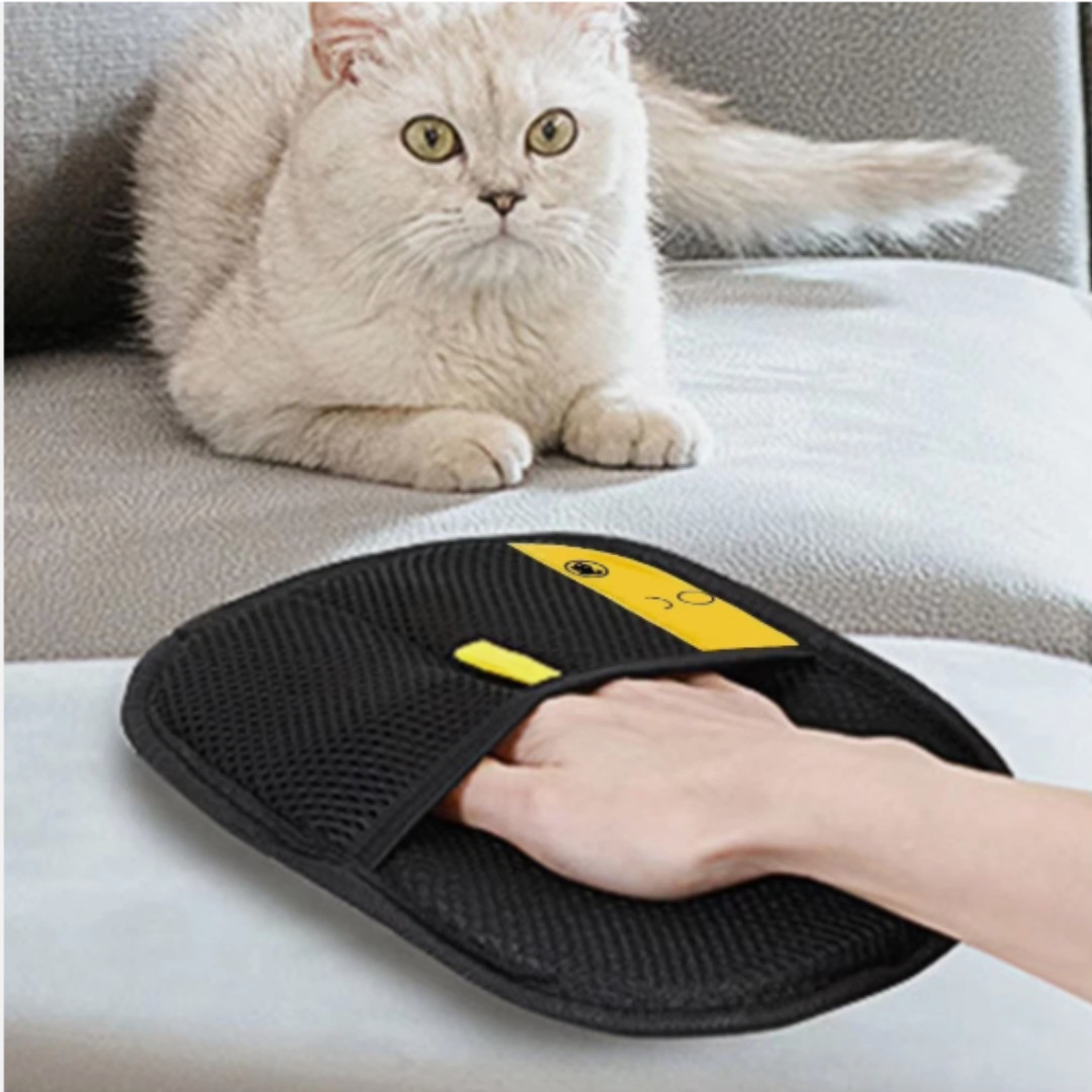 2-Pack Glove Cat Grooming Gloves Cat Hair Remover 2025 New Pet Dog Hair Remover