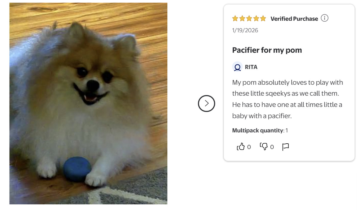 (2 pack) Vibrant Life 5pk EMOTICON LATEX DOG TOY,Comfort Squeak
