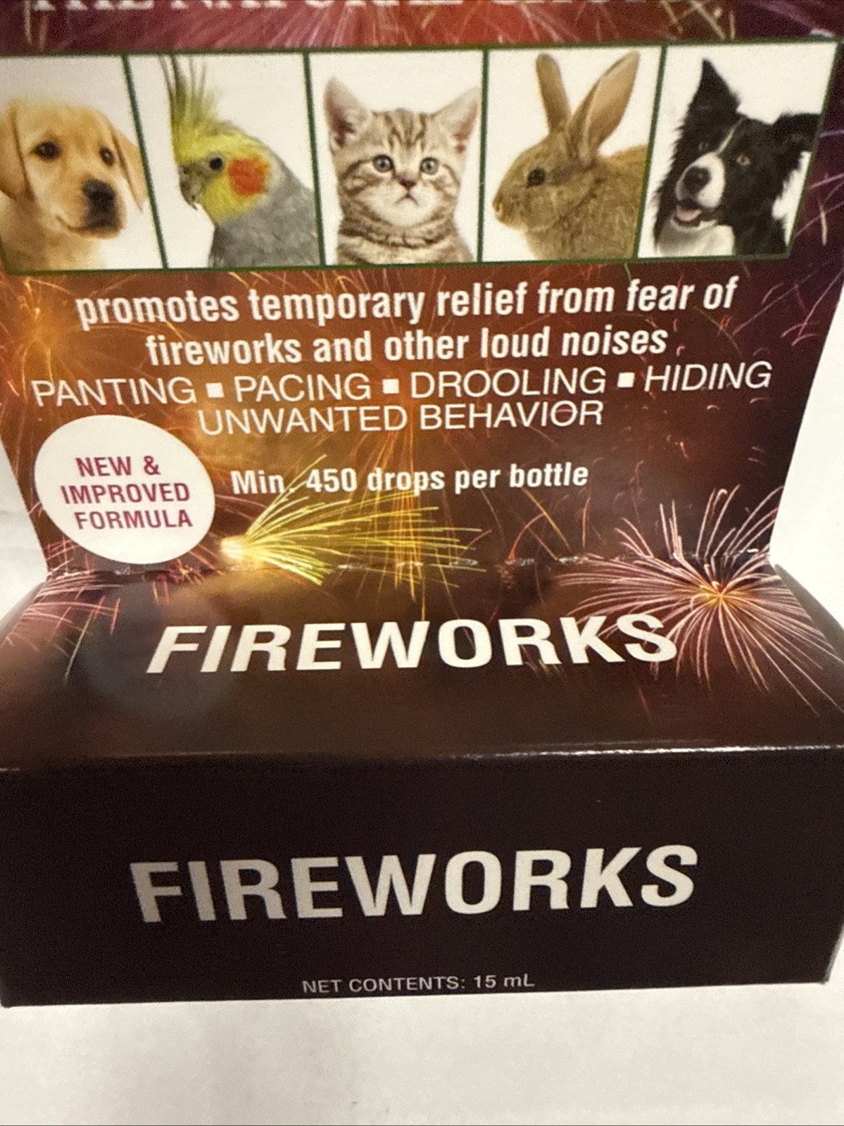 Homeo Pet Anxiety TFLN Natural Choice Drops, Small Animal Supplement, 15ml