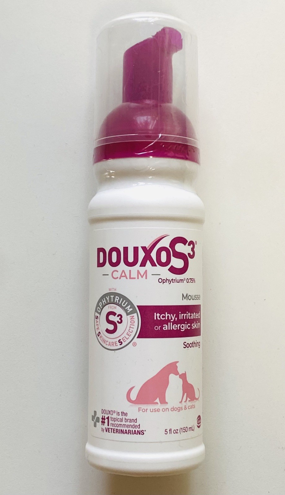 DOUXO S3 Calm Mousse for Dogs & Cats 5oz EXP 08/2028