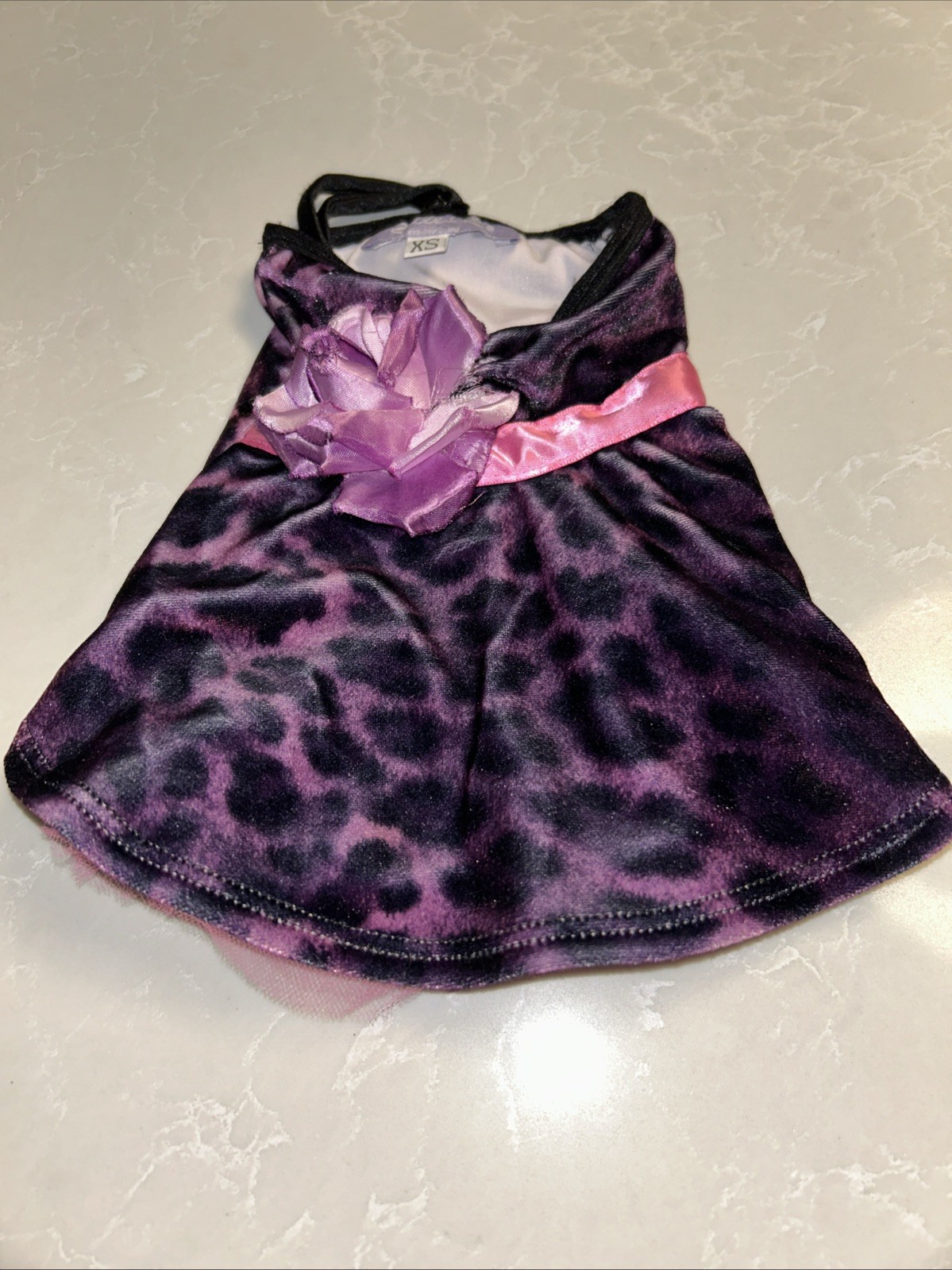 Dog-Cat/Pet/Puppy Purple Velvet Xtra Small Dress Top Clothing Little Lily