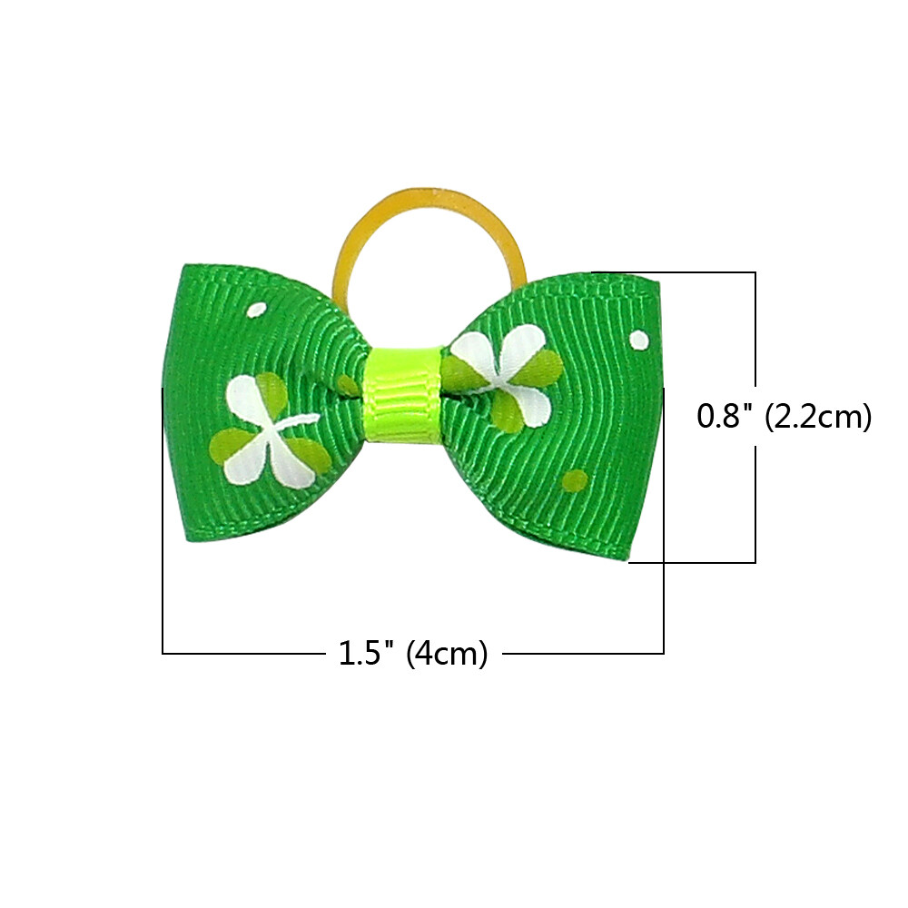 20pcs Dog Hair Bows Clips Grooming Accessories for Pet Puppy Cat Shih Tzu Yorkie