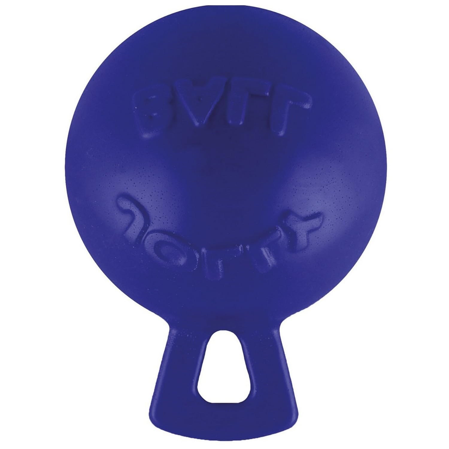 Jolly Pets Tug-n-Toss Heavy Duty Dog Toy Ball with Handle, 8 Inches/Large, Re…