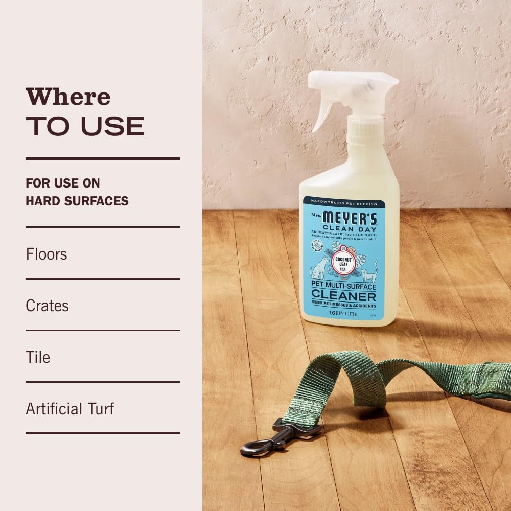 Mrs. MEYER’S CLEAN DAY Pet Multi-Surface 16 Fl Oz (Pack of 1), No Color