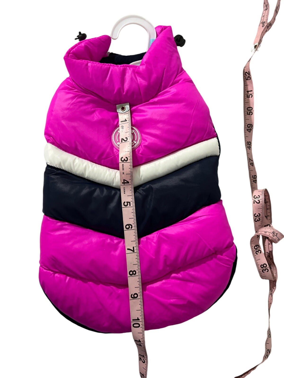 Fabdog Pet Apparel Dog Puffer Jacket Coat Pink Size SMALL New