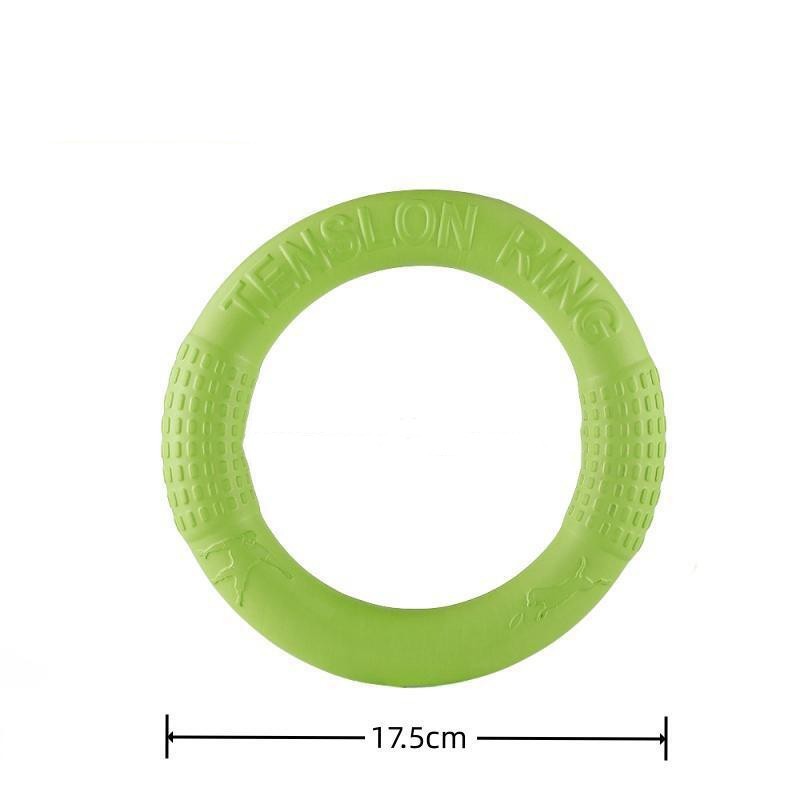 Dog Chew Ring Toy – Indestructible, Flying, Floating Fetch Training Fun