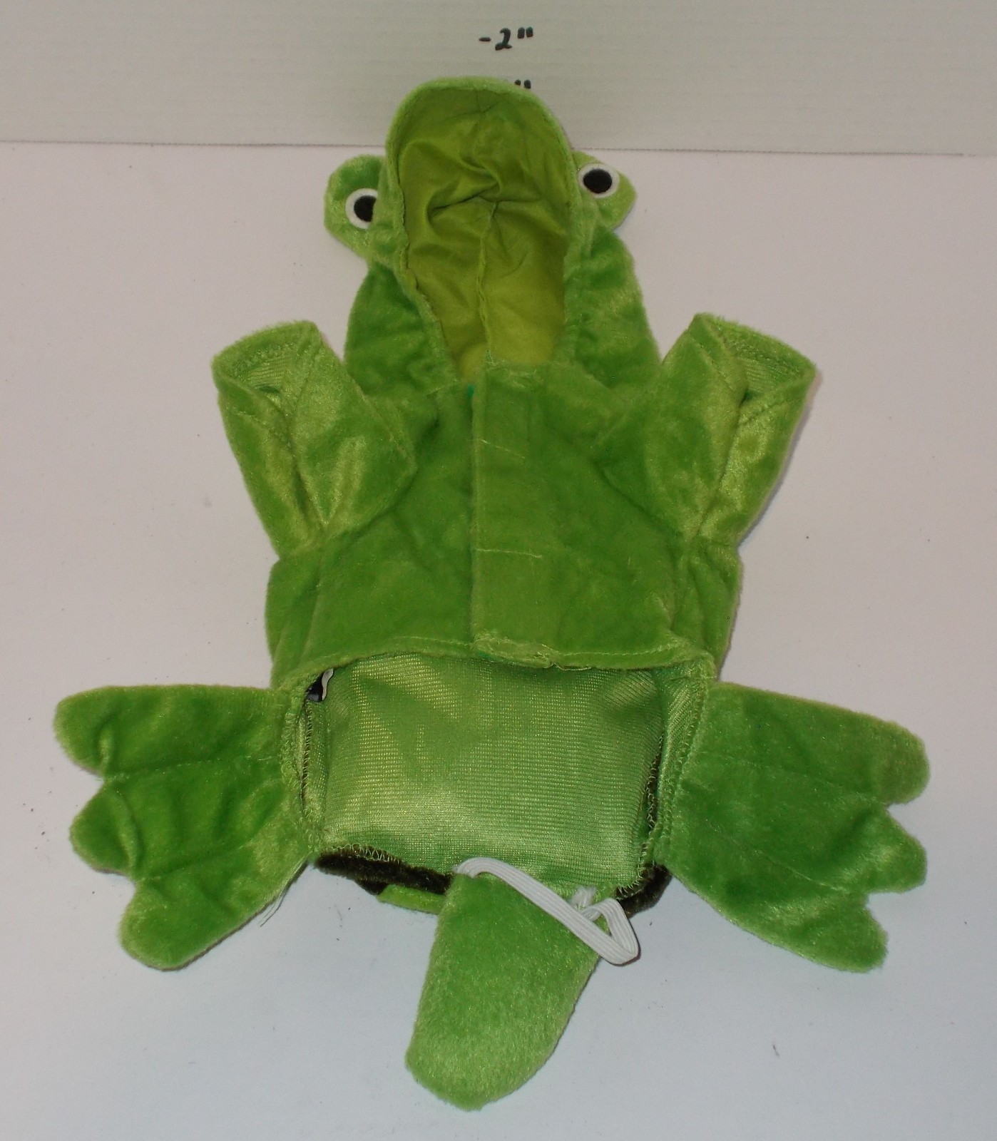 Zack & Zoey green Turtle Hooded Dog Halloween costume Size XS Xtra Small