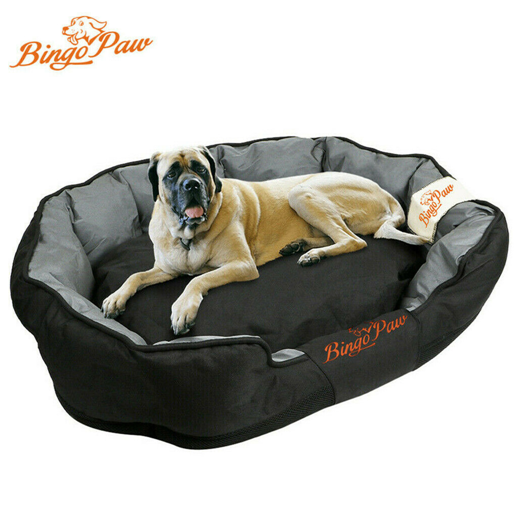 Extra Large Jumbo Orthopedic Dog Bed Soft Washable Kennel Pet Basket Waterproof