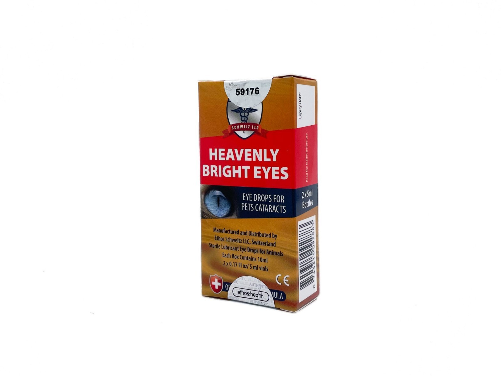 Dog Eye Drops for Cataracts Ethos Pets Bright Eyes 1 x Box 10ml FREE POSTAGE