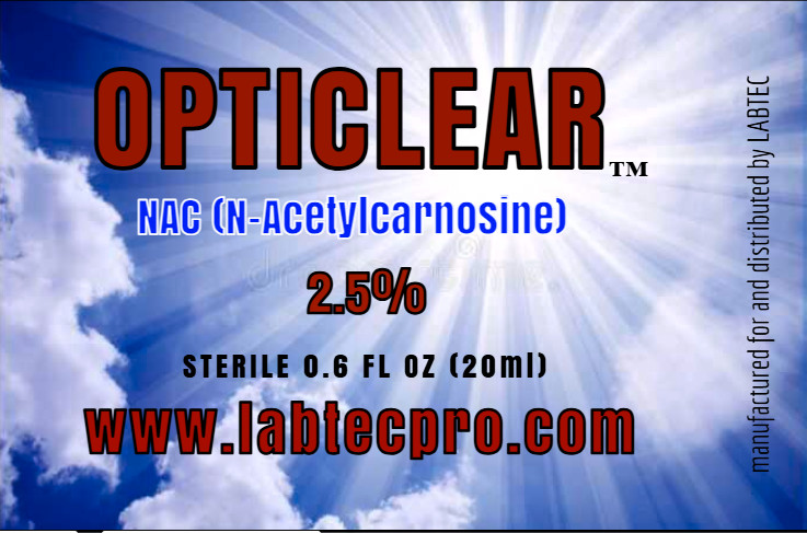 Cataract Eye Drops with 2.5% NAC (N-Acetylcarnosine) 15ml Vial 2 pack!