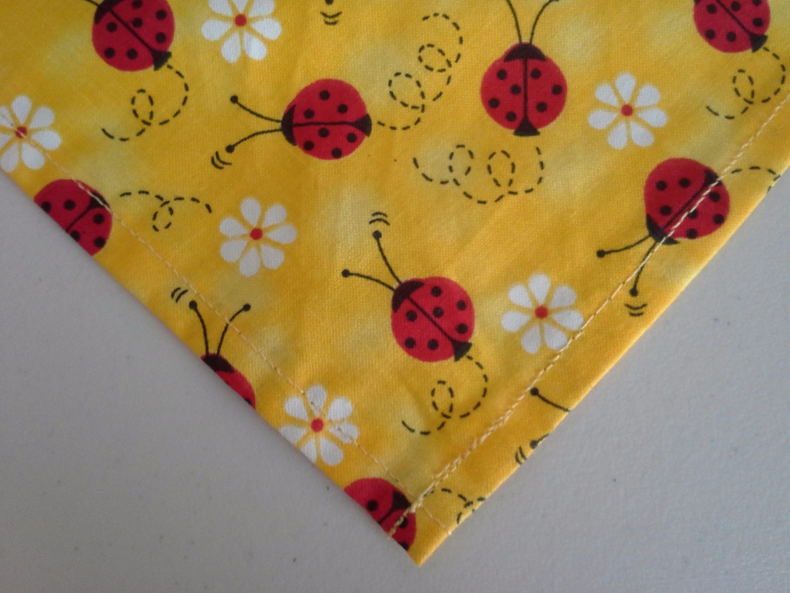 Dog Bandana/Scarf Tie On, Lady Bugs, Daisies, XS, S, M, L