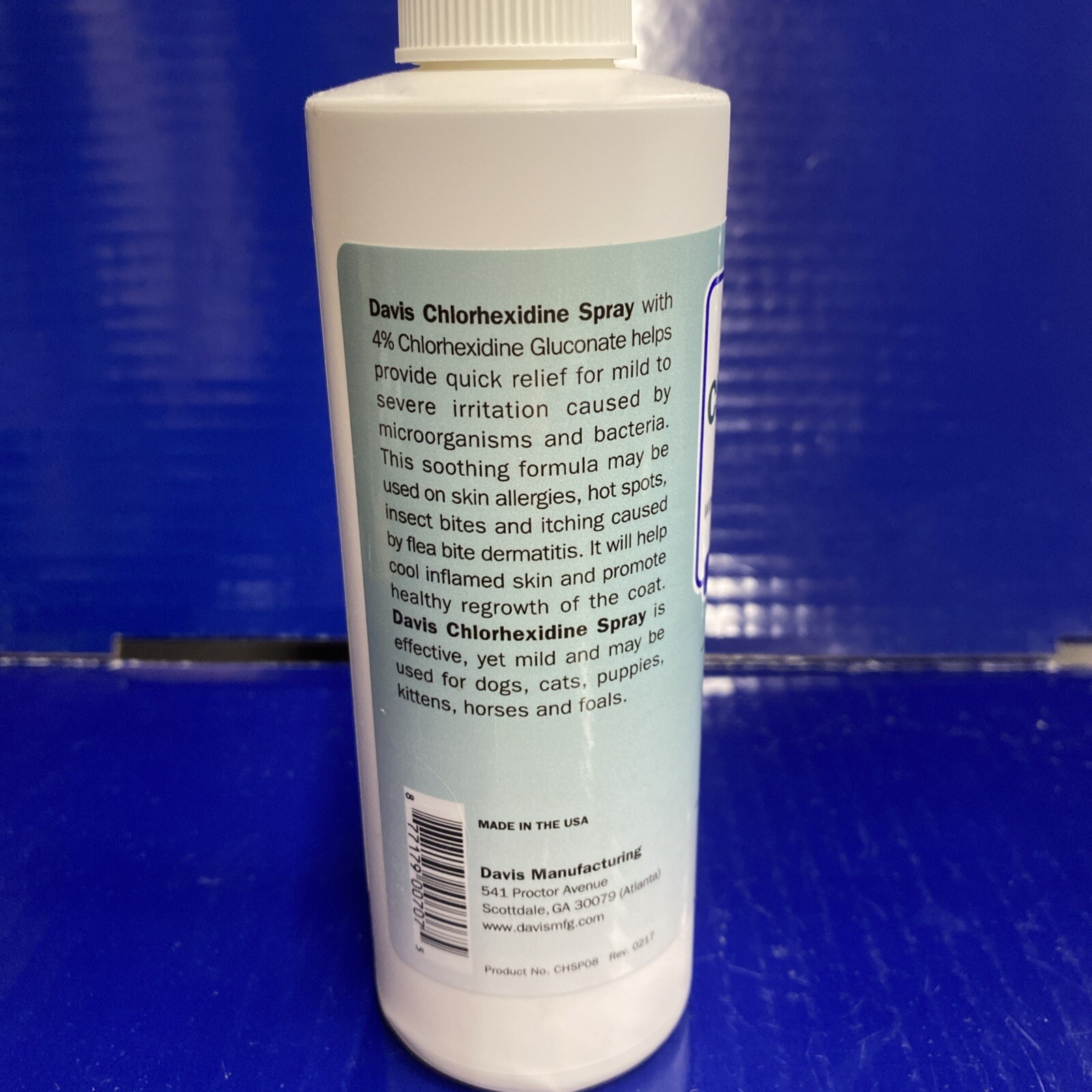 Davis Chlorhexidine Spray, 8 Fl Oz – Free Shipping