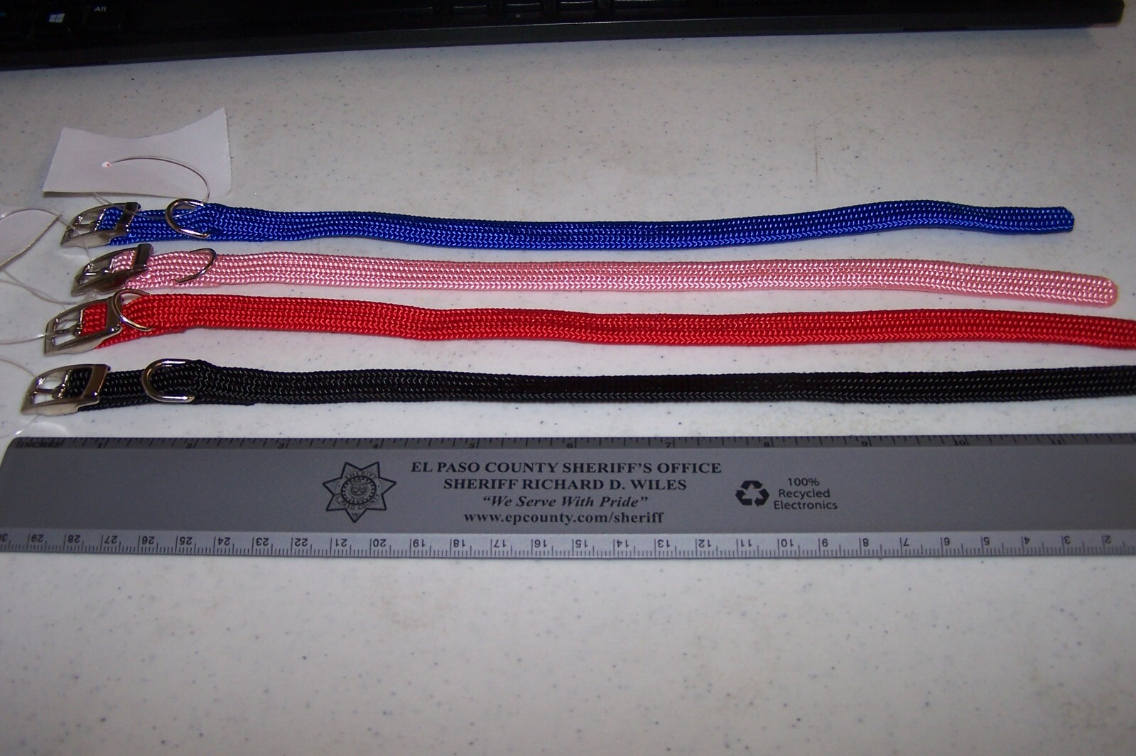 1 Unbranded Pet Collar For Small Dogs 12″ w/ Buckle NEW w/ Tags You Choose Color