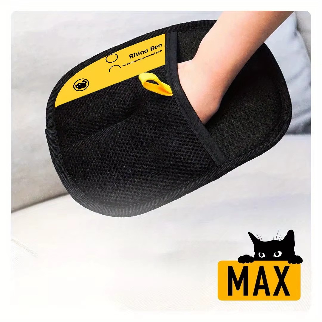 2-Pack Glove Cat Grooming Gloves Cat Hair Remover 2025 New Pet Dog Hair Remover