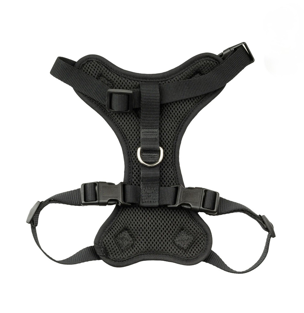 Vibrant Life Mesh Adjustable, Reflective Dog Harness, Black, Medium Paw NWOT