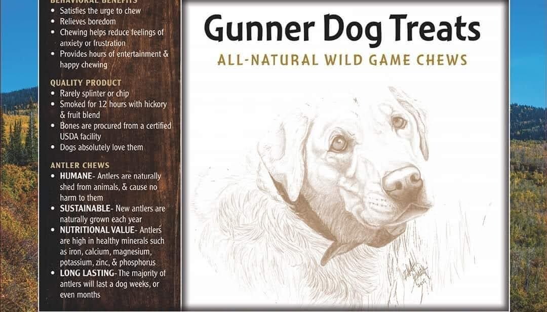 Smoked Wild Game Bones for Large Dogs – 1.5 Pounds