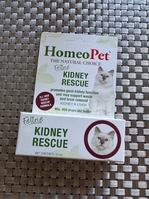Homeopet Feline Kidney Rescue 15ml Natural Renal Supplement for Cats & Kittens