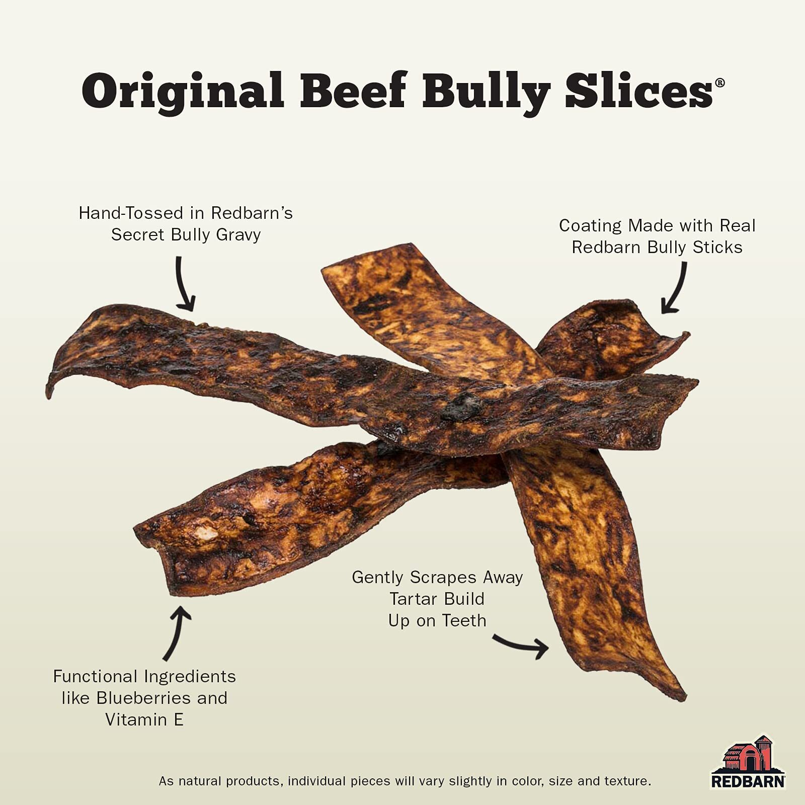 Redbarn Natural Bully Stick Treats for Dogs 9 Ounce Joint Health Support