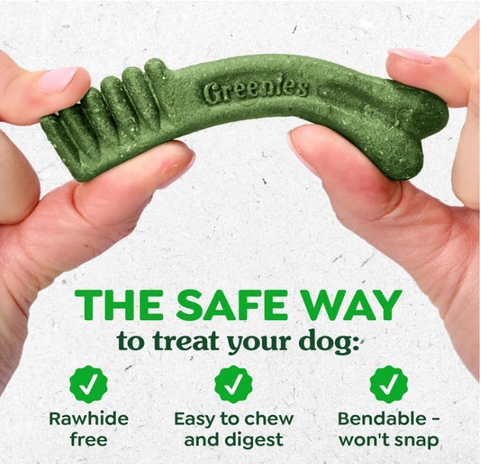 Greenies Original Flavor Teenie Size Dental Treats Treats for Dogs, 36 oz Pack,