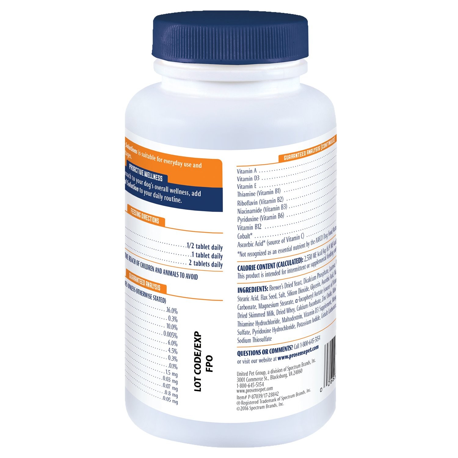 ProSense Vitamin Solutions 90 Count, Chewable Tablets for Dogs, 90 Count