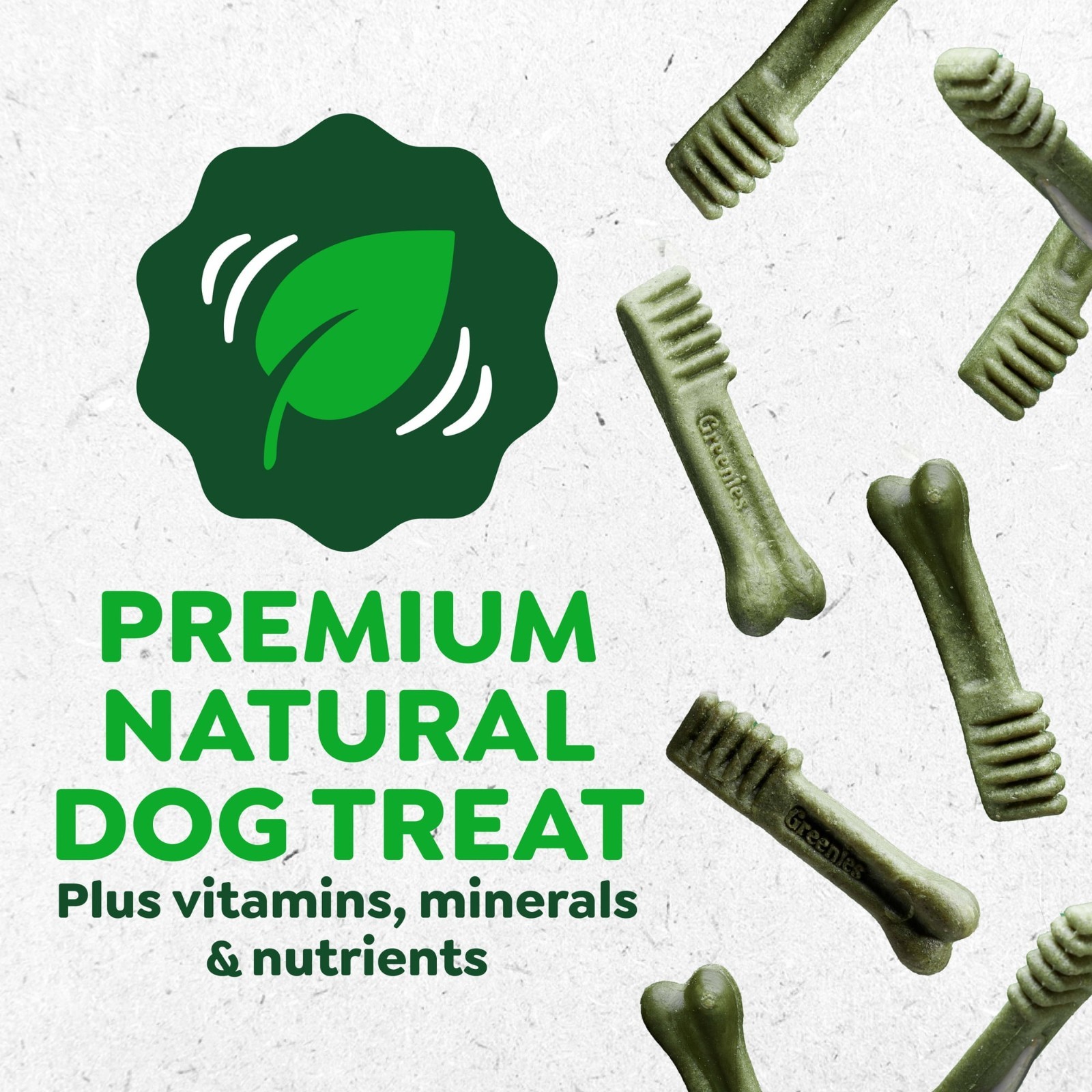 Greenies Original Flavor Adult Natural Dental Dog Treats Teenie Size, 54 oz Pack