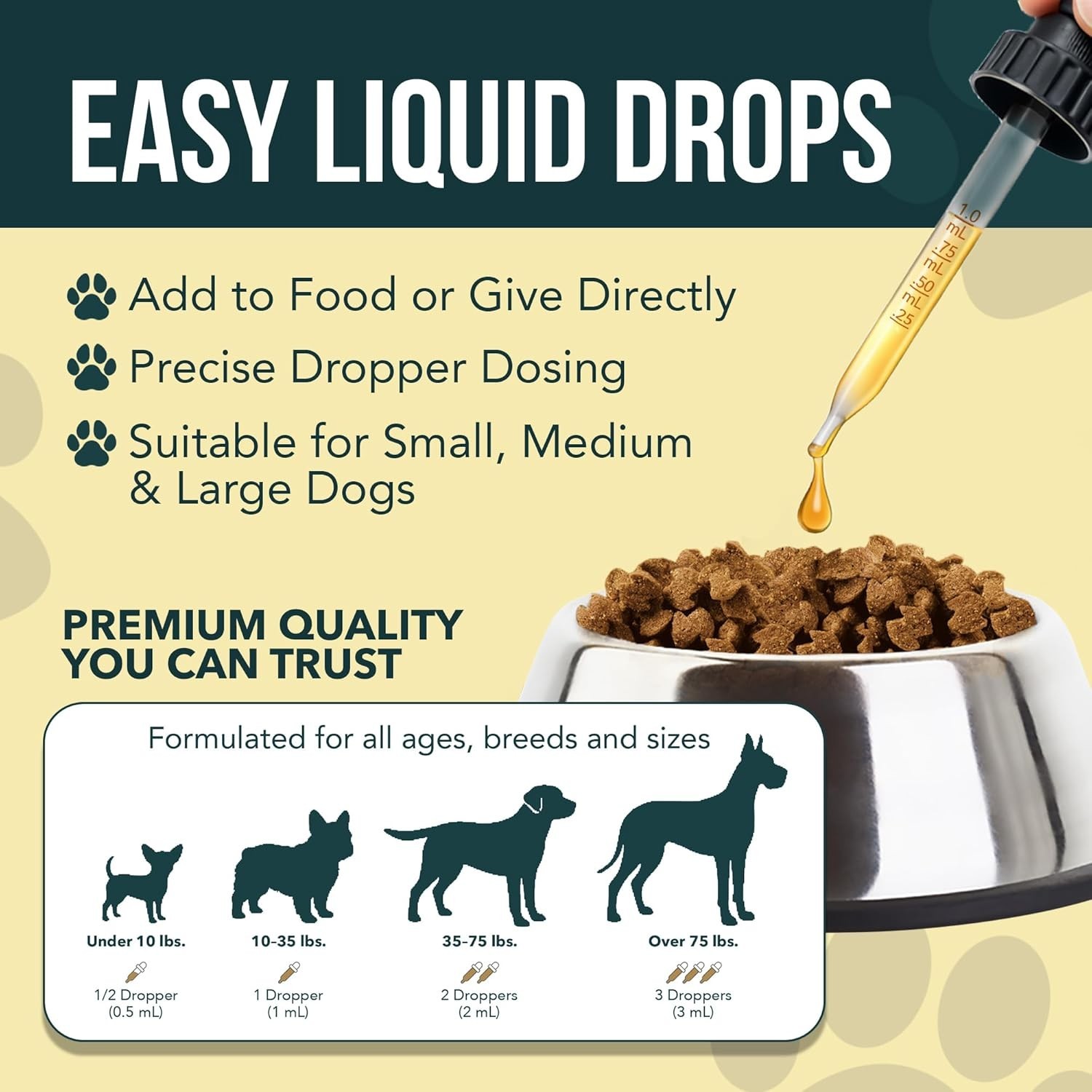 Yeast Infection Treatment for Dogs Drops 7 in 1 Formula Soothes Itchy & Irrit…