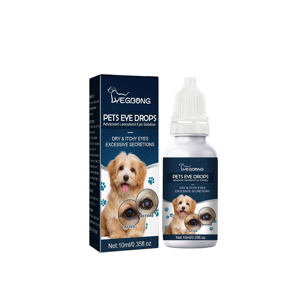Lanosterol+NAC Dog Cat Eye drops/Cataracts, Dry Eyes, Tearing, MAX Strength