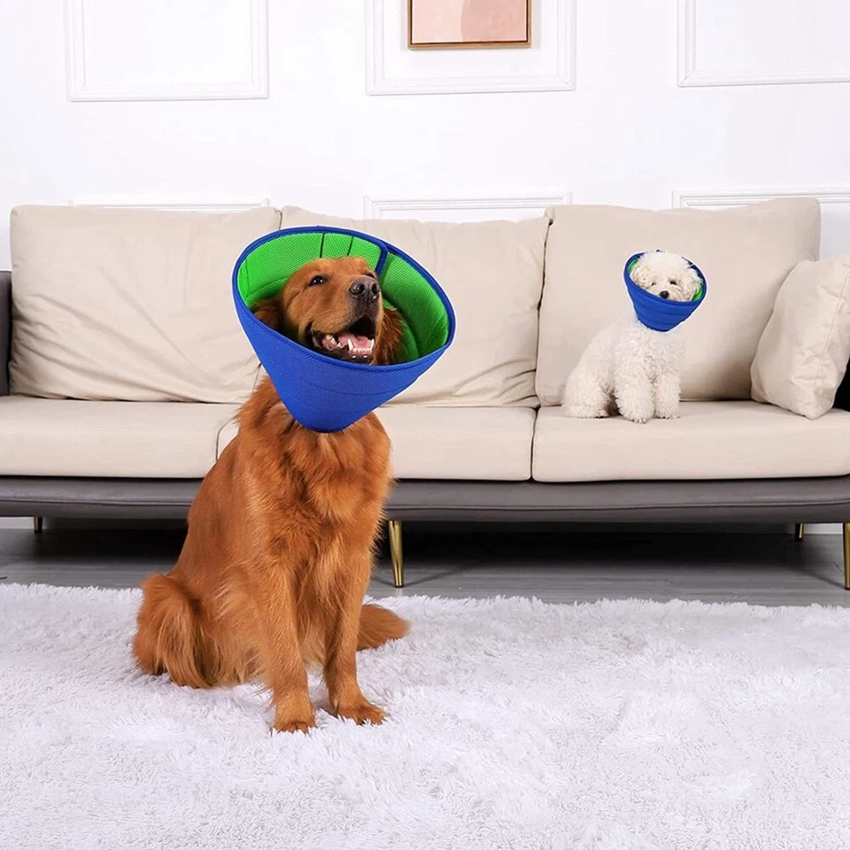 Pet Protective Collar Dog Cat Neck Cone Recovery Cone Collar Size S,M,L,XL
