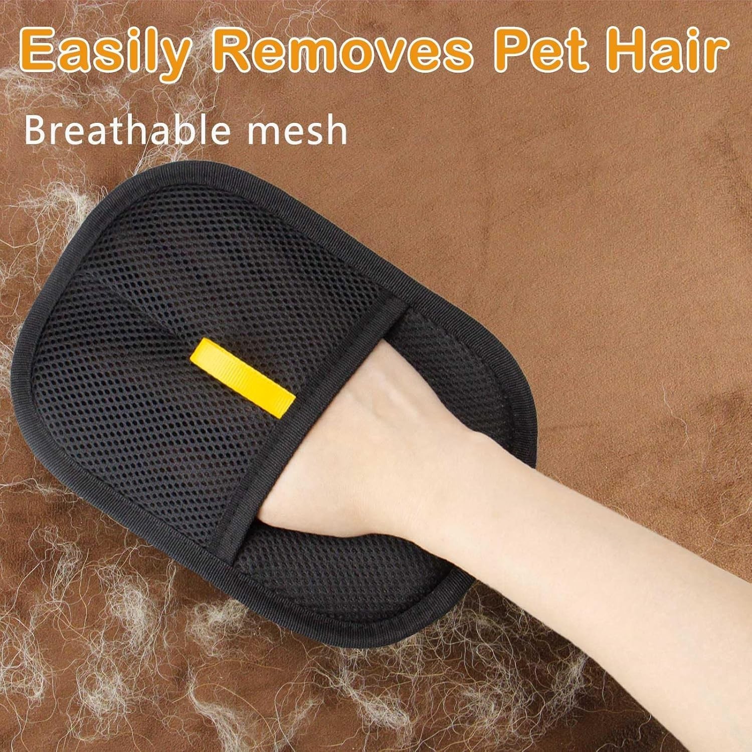 1-4 Pcs Electrostatic Pet Hair Removal Brush Double-sided Pet Grooming Gloves US