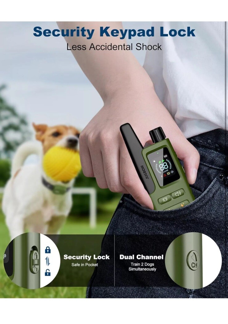 Dog Shock Collar – 4200FT Dog Training Collar with Remote
