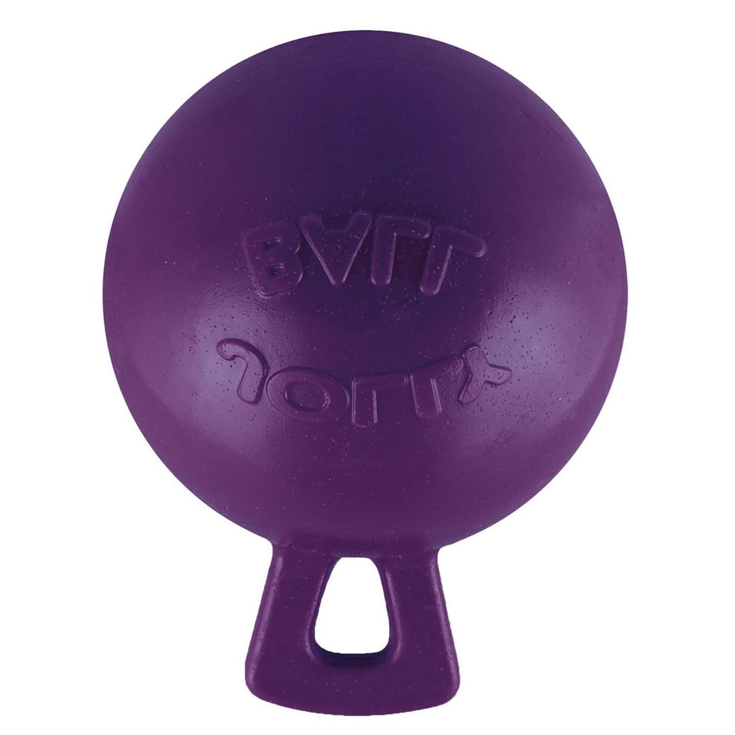Jolly Pets Tug-n-Toss Heavy Duty Dog Toy Ball with Handle, 8 Inches/Large, Re…