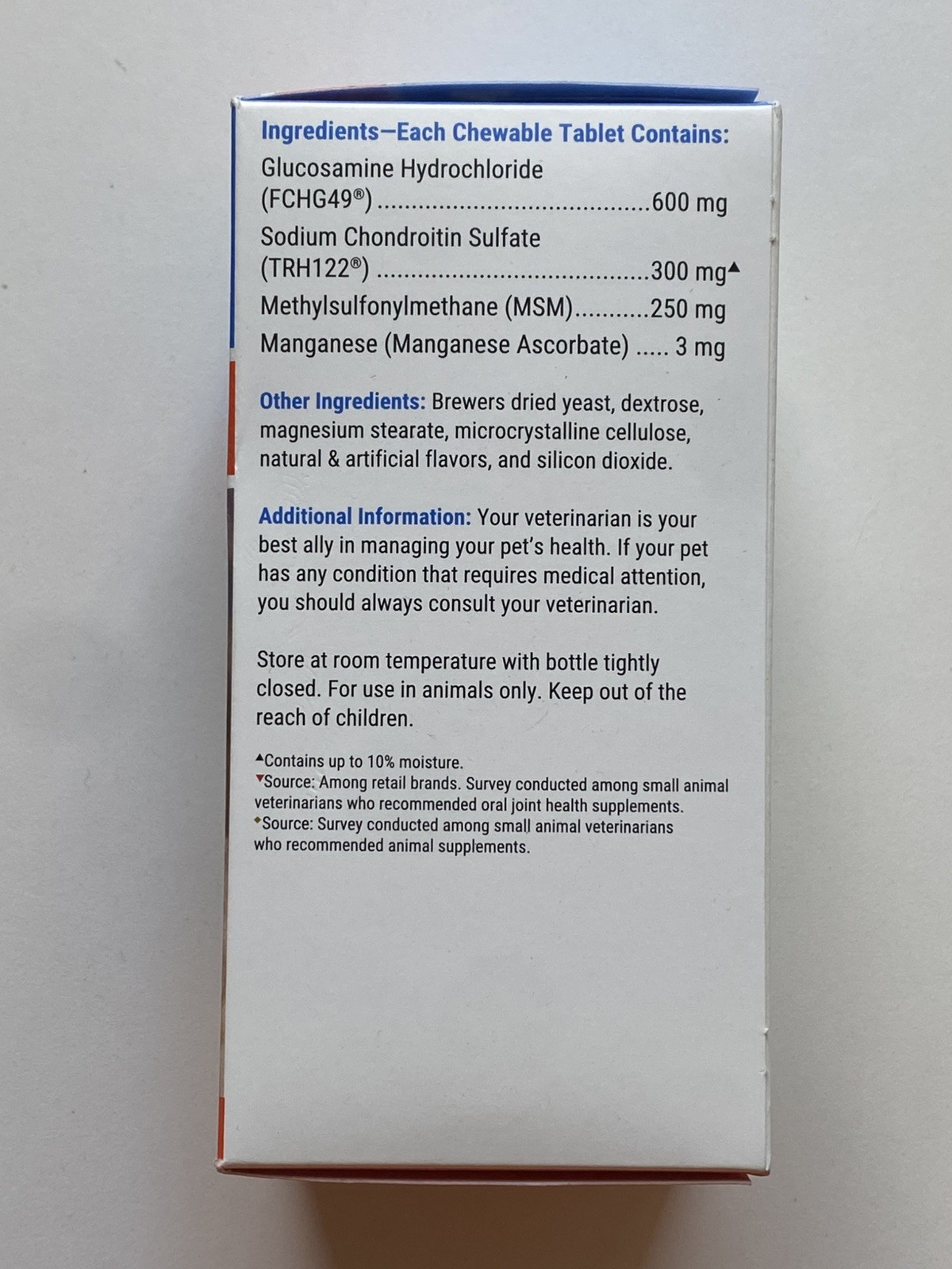 Cosequin Joint Health Supplement with MSM 60 Chewable Tablets EXP 05/2029