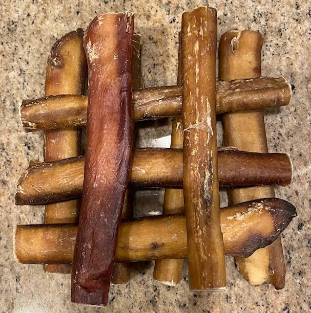6″ inch Black Angus JUMBO THICK BULLY STICKS Natural DOG chews Treats USA SOURCE