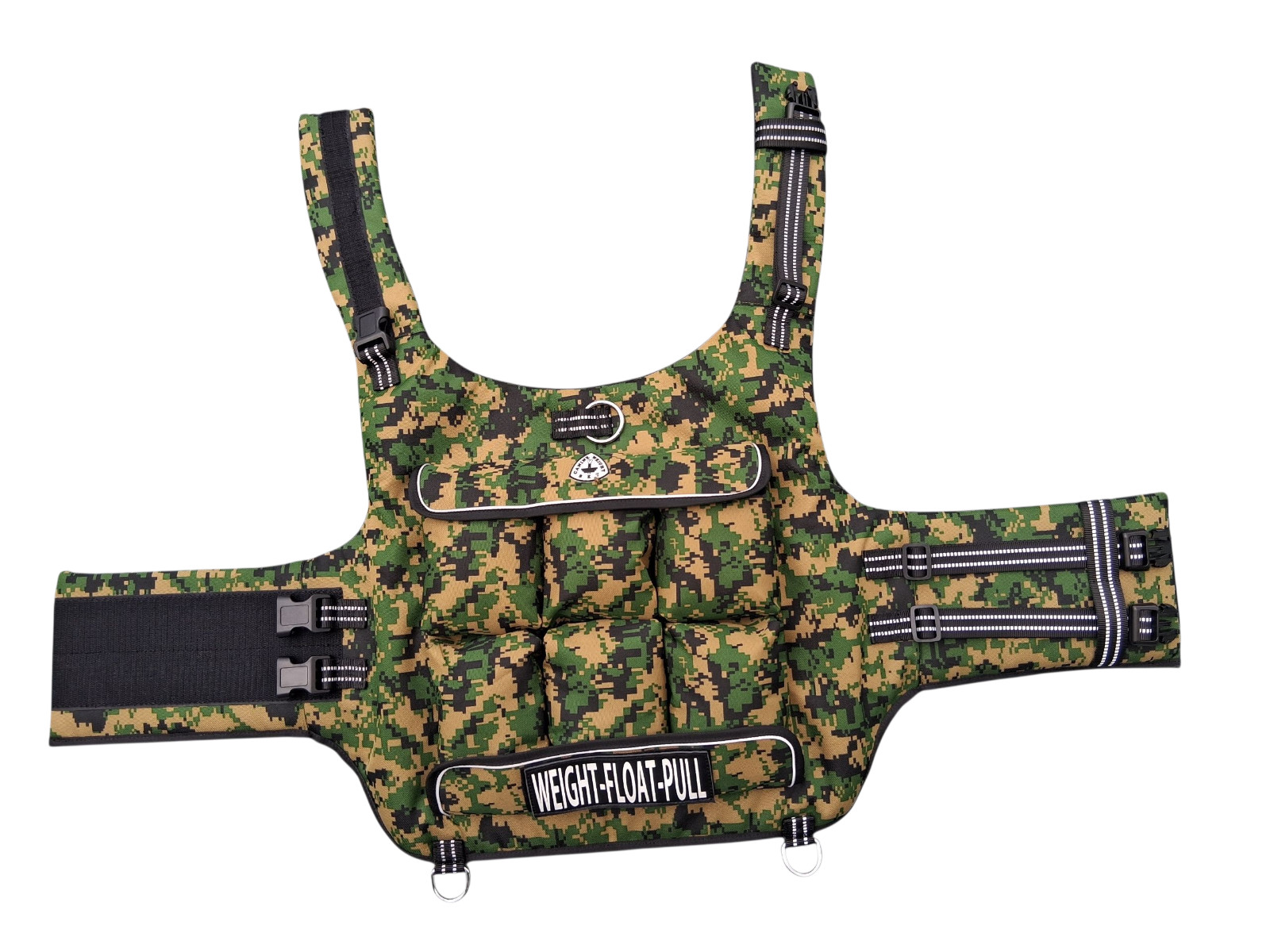 CWS Weighted Dog Vest + Flotation Vest-Medium 12 Pounds Sandbags Only No Sand!!