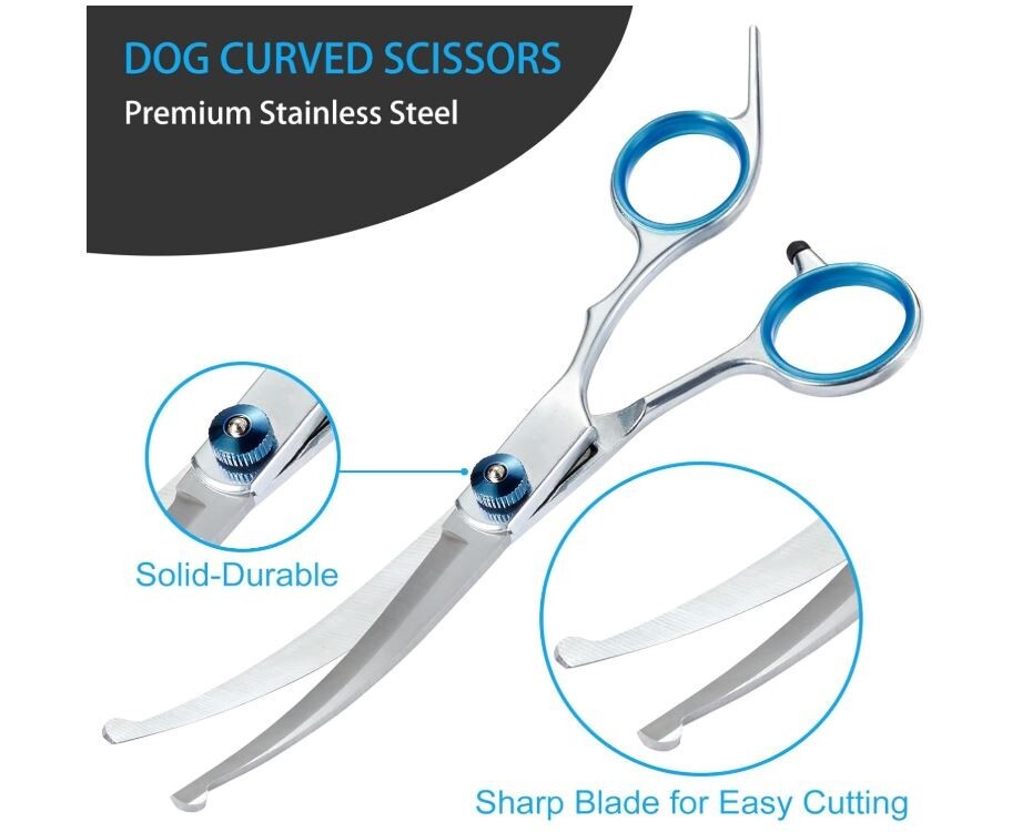 5 in 1 Premium Dog Grooming Scissors, Professional Dog Scissors for Grooming