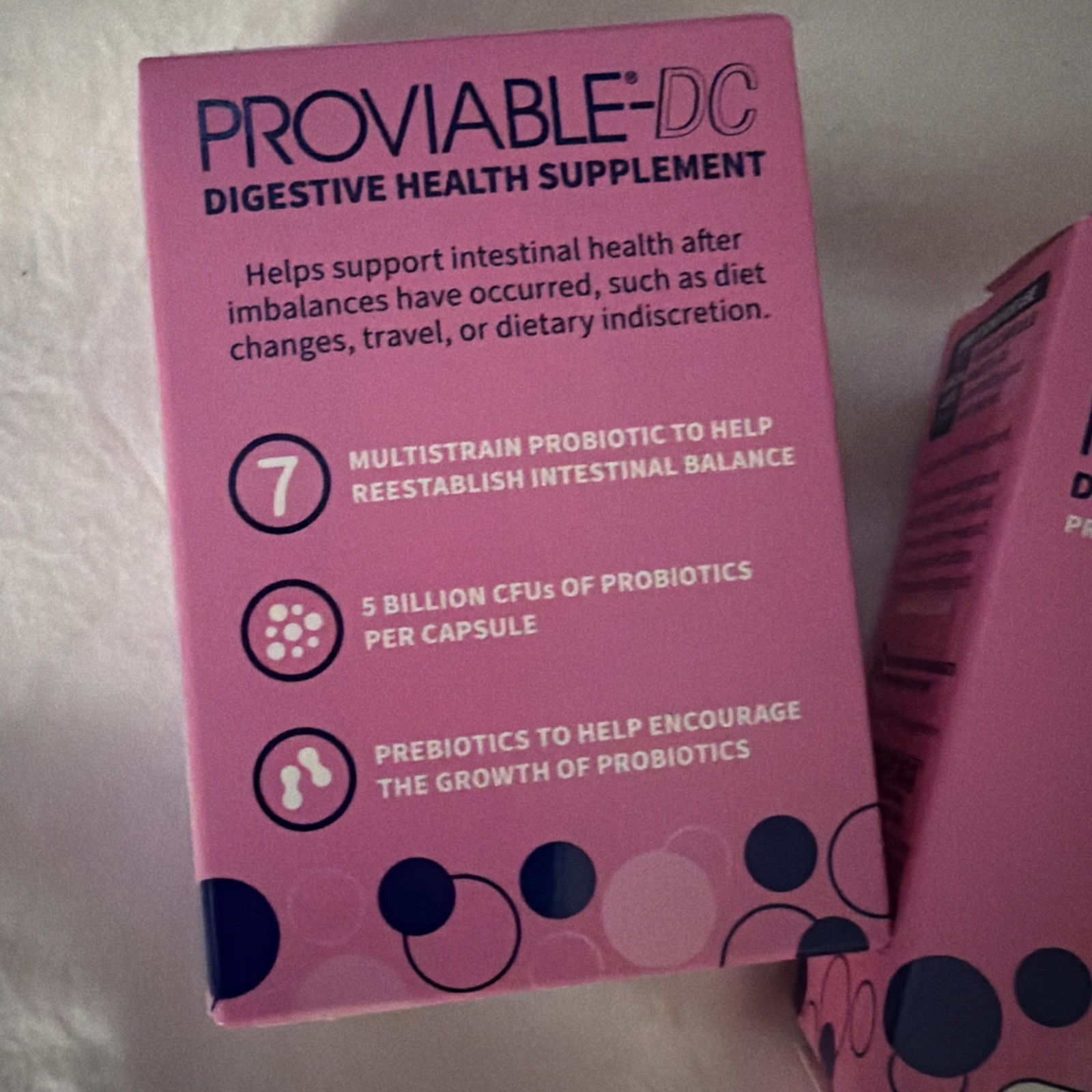 (BUNDLE X2) DOG & CAT Nutramax Proviable-DC Supplement 30 Blister Pk Exp 6/2027