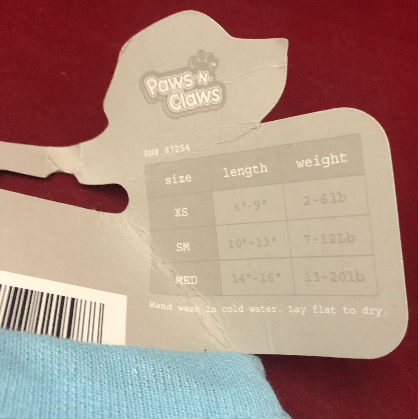 Paws N Claws Short Sleeve Dog Tee Shirts – 2 XS Shirts with Peace Sign and Paws