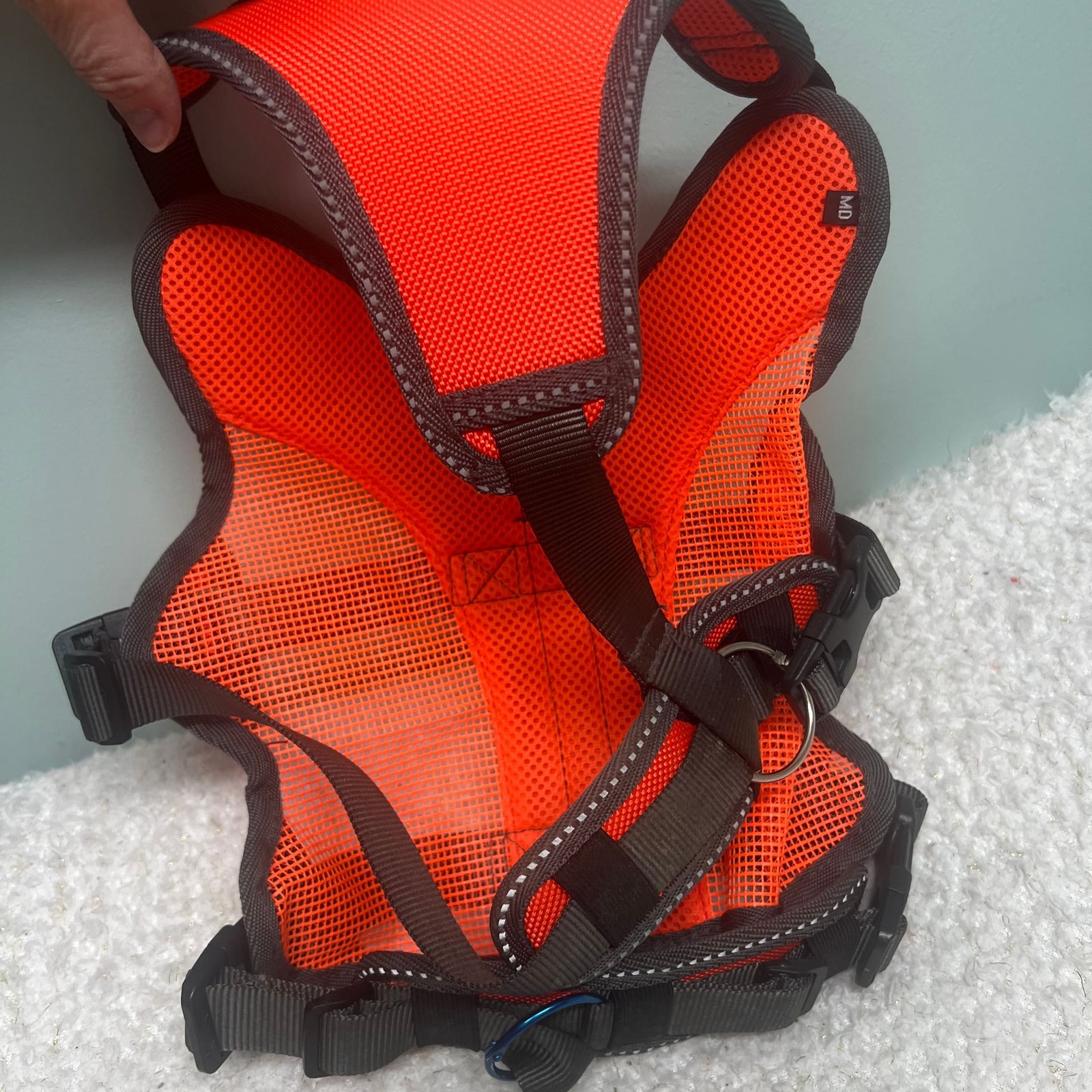 Terrain D.O.G. High-Vis Dog Harness – Orange SIZE Medium Dog Harness