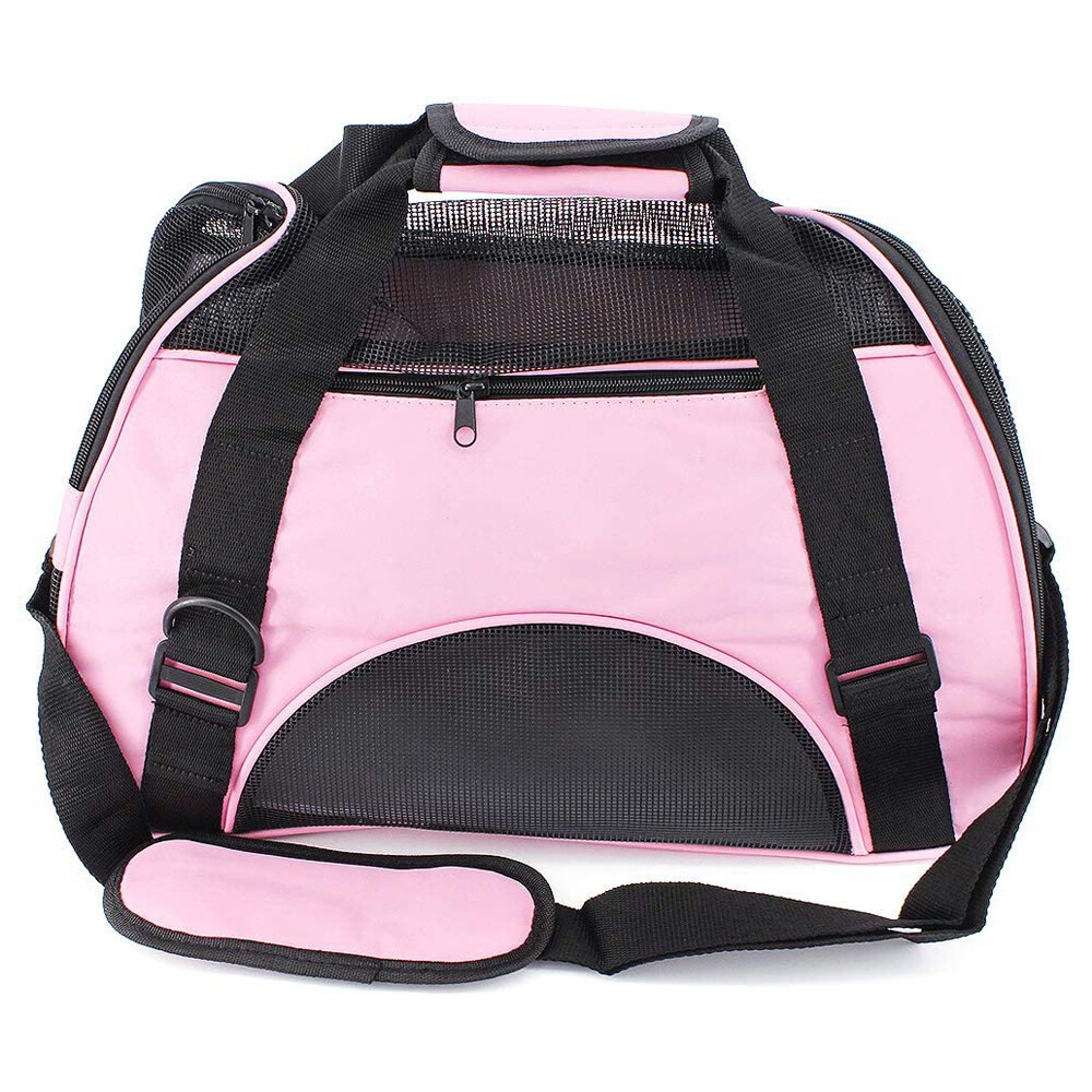 Soft-Sided Airline Approved Pet Cat Carrier Bag, Comfort Case, Sizes M & L ﻿