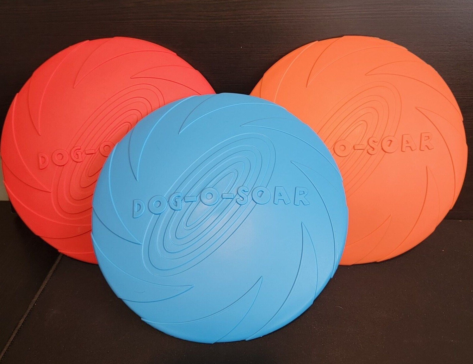 Dog Toy Flyer Flexible Durable Frisbee Disc LARGE Chew Fetch Toys