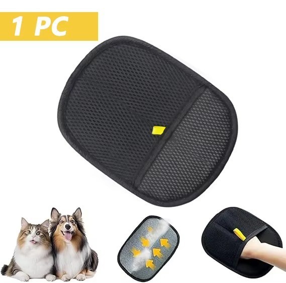 2-Pack Glove Cat Grooming Gloves Cat Hair Remover 2025 New Pet Dog Hair Remover