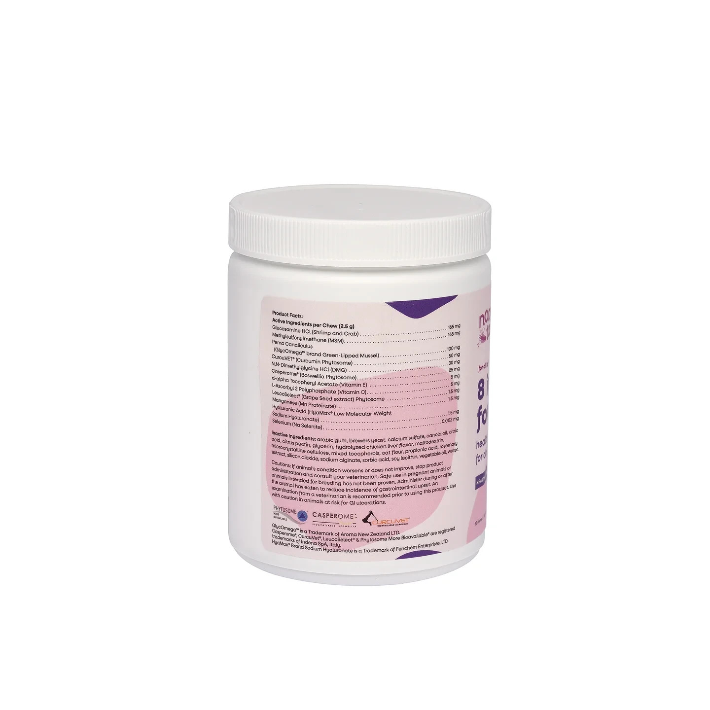 Noora 8-in-1 Dog Supplement Chews for Joints Heart Immune Skin Digestive Health