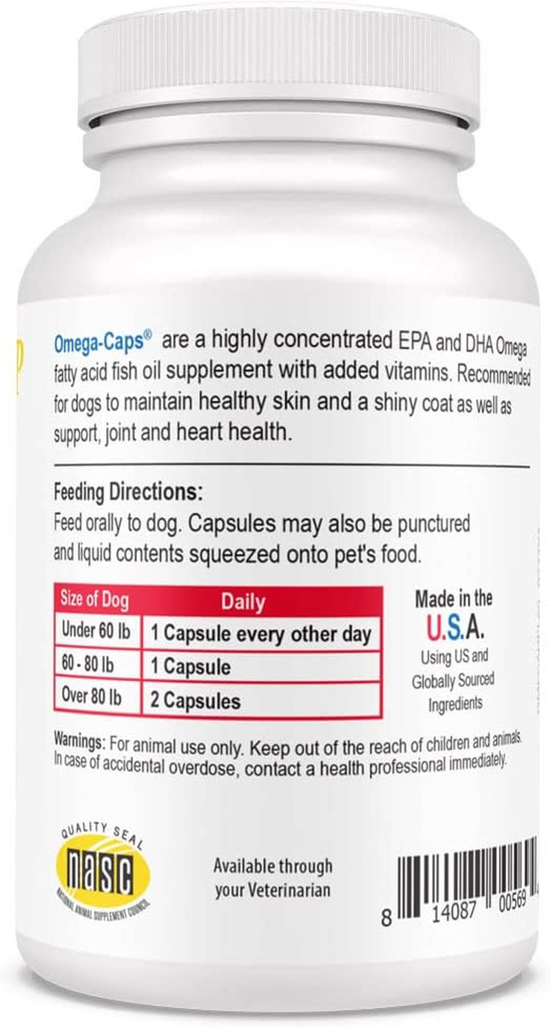 Omega Caps HP Snip Tips for Medium and Large Dogs High Potency EPA and DHA Maxim