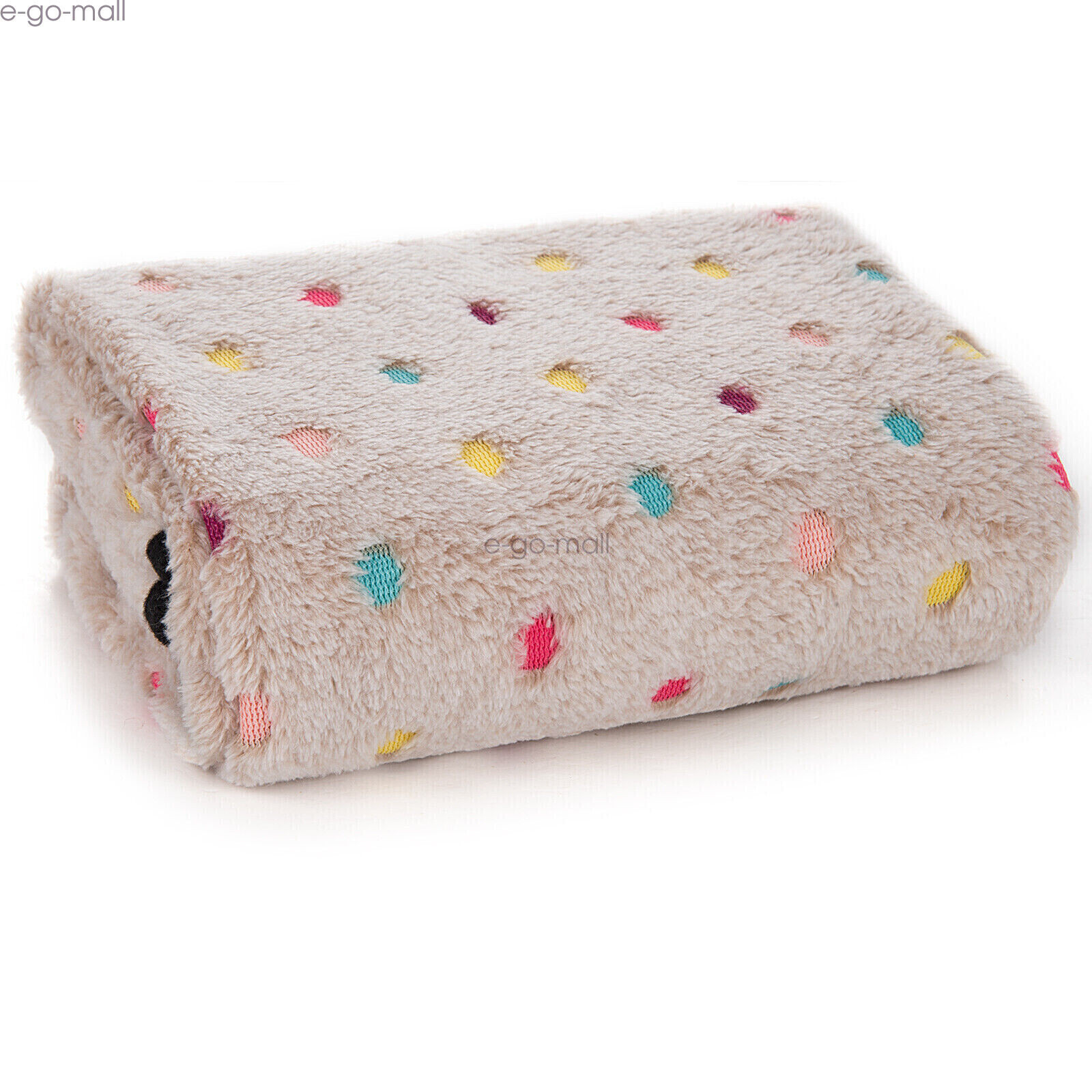 1/2pc Soft Cute Animal Pet Blanket Flannel Throw for Dog Puppy Cat Puppy S/Large