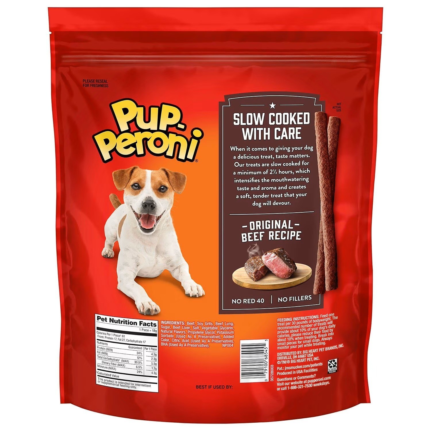 Pup-Peroni Dog Snacks,Original Beef Flavor, 46 oz Great Price Free Shipping